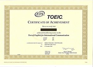 TOEIC - Test of English for International Communication 