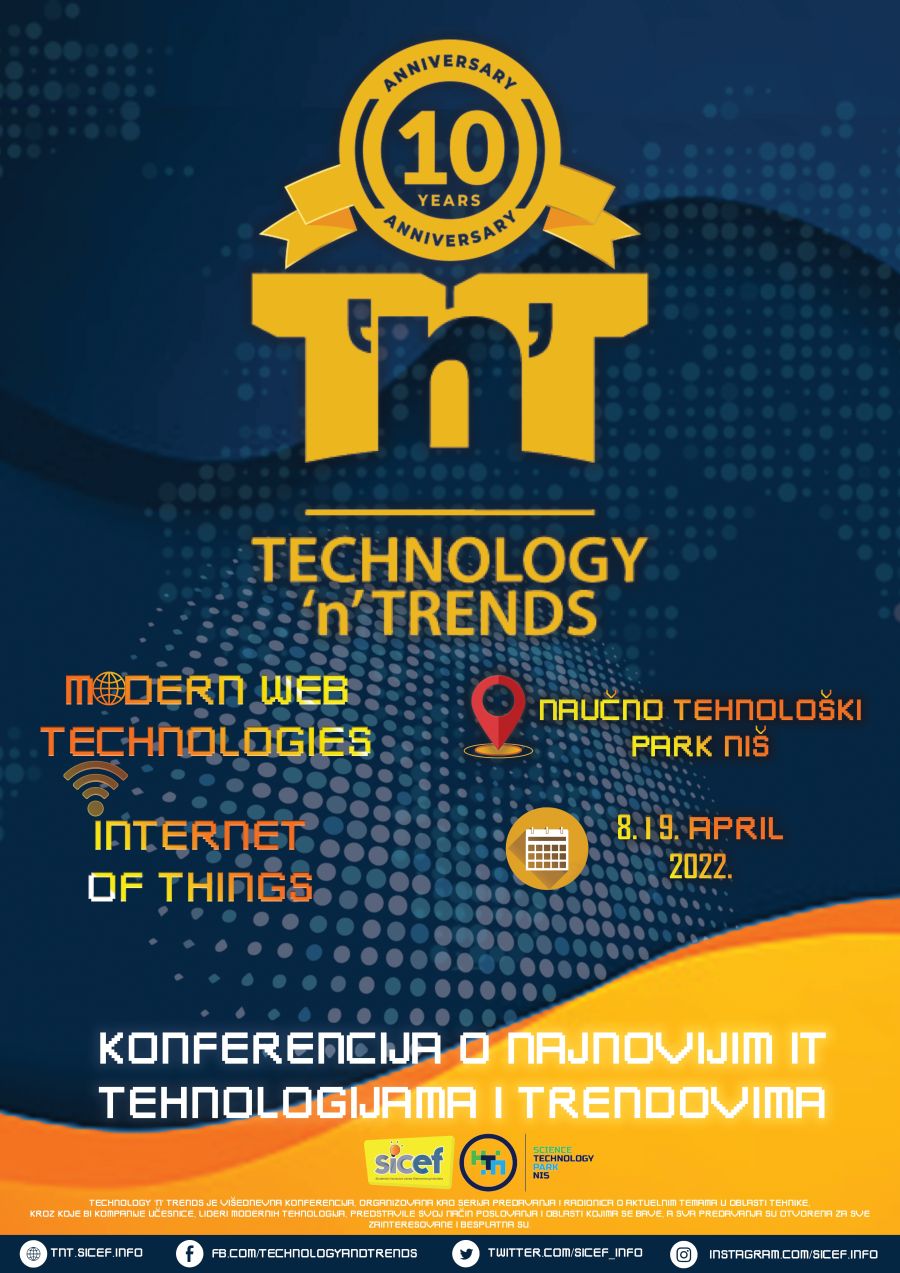SICEF - T'n'T (Technology 'n' Trends) konferencija